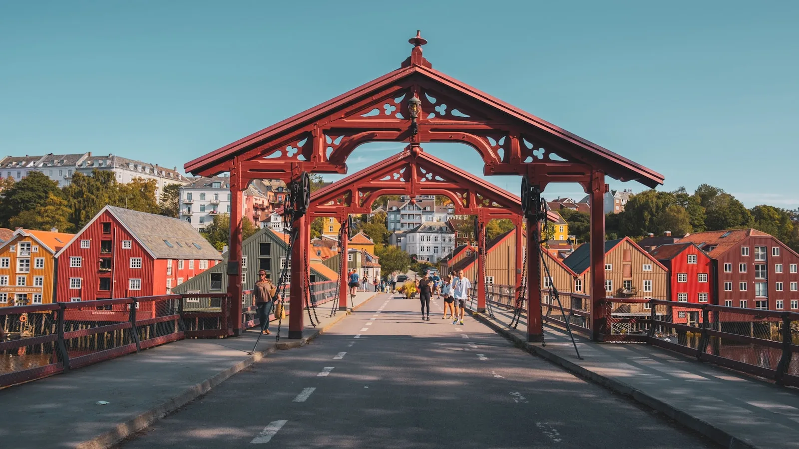 Bakklandet et le vieux pont : la carte postale de Trondheim